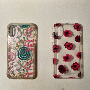 2 iPhone X phone cases.